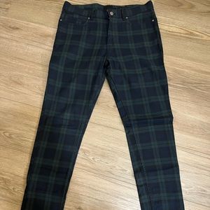 H&M skinny plaid pants 29/32
